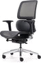 BENS 839DCR-Synchro-3 - Luxe Ergonomische Bureaustoel - Zwevende Zitting - Gepolijst Aluminium Voete