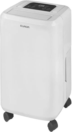Eurom DryBest 20 - Ontvochtiger 20l/24h - 5L watertank - 380W - 180 m3/h - 47 DBA - 24,5 x 28 x 51 cm