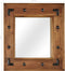 vidaXL - Spiegel - 50x50 - cm - massief - acaciahout