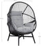 House Nordic Rosario - Relaxfauteuil - Bohemian stijl - Zwart - 74x73x103cm