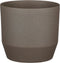 Mica Decorations Nola Bloempot - 17x17x16 cm - Keramiek - Bruin