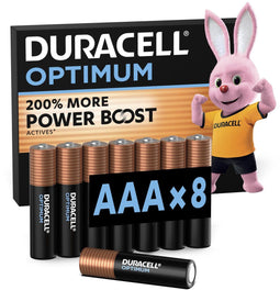 Duracell Optimum AAA - alkaline batterijen - 1,5V, LR03 - 8 stuks