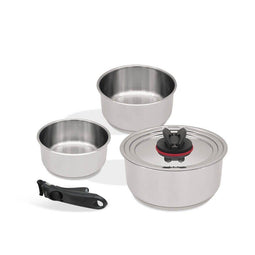 Set van 3 Maestro steelpannen, afneembare steel, 1,3 1,9 en 2,7 l, MR-3531-5