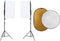 vidaXL - Fotostudioset - met - verlichtingsset, - achtergrond - en - reflector