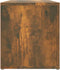 vidaXL - Tv-meubel - 100x31,5x35 - cm - bewerkt - hout - gerookt - eikenkleurig