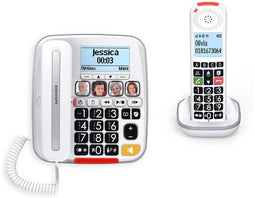 Swissvoice Xtra3355S Combo - Senioren Huistelefoon - Draadloze DECT telefoon met Antwoordapparaat