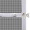 vidaXL - Hordeur - met - scharnieren - 120x240 - cm - wit