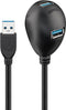 Wentronic USB 3.0 A - Hub 2x USB 3.2 Gen 1 Type-A 1.5 m Zwart