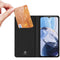 Dux Ducis Motorola Moto E22 - Slim Softcase Bookcase - 1 pashouder - Zwart