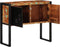vidaXL - Wandkast - 90x35x75 - cm - massief - gerecycled - hout - meerkleurig