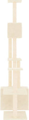 vidaXL - Kattenmeubel - met - sisal - krabpalen - 180 - cm - crèmekleurig