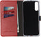 Selencia Galaxy A50 / A30s - Echt Lederen Bookcase - 3 Pashouders - Rood