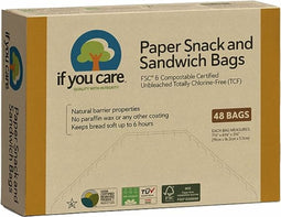If You Care Boterhamzakjes Papier 48 stuks