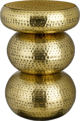 Mica Decorations Clide - Bijzettafel - H47 x Ø33 cm - Antiek Goud