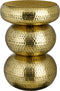 Mica Decorations Clide - Bijzettafel - H47 x Ø33 cm - Antiek Goud