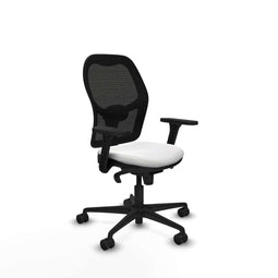 Piqueras y Crespo 3D036N0 - Bureaustoel - Verstelbare hoogte met armleuning - Wit