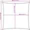 vidaXL - Zonnezeil - 160 - g/m² - vierkant - 4x4 - m - HDPE - zandkleurig