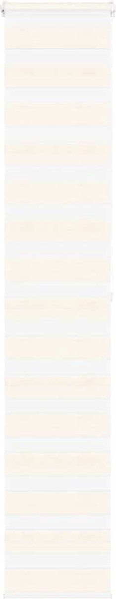 vidaXL - Zebra - rolgordijn - 45x200 - cm - stofbreedte - 40,9 - cm - marmerbeige