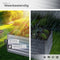 tectake® Verhoogde Plantenbak - Weerbestendig Staal - 120 x 90 x 57 cm - Grijs