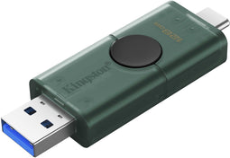Kingston DataTraveler Duo - USB Stick 128GB - USB-A/C - Groen