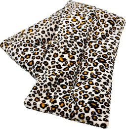 SMUG Warmtekussen met Lavendelgeur - Langwerpig Tarwe Pittenkussen voor Magnetron - Dubbele warmteduur tov Kersenpitkussen - Animal Print