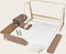 Lionelo Thomi Plus 5in1 - Meegroeibed Co Sleeper Babybed Baby Box Peuterbed Bank - 7 hoogtes - 2x matrassen T25 - Verstelbare Poten - Ademend & Afritsbare Zijkant - Opbergmand - Wielen - Wasbare Bekleding - tot 100 kg - Beige Karamel