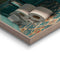 Orangewallz Monkey Break Blue - Wanddecoratie MDF-hout - Opvallend design - Blauw - 70 x 50 cm
