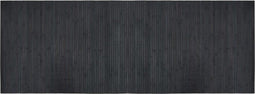 vidaXL - Vloerkleed - rechthoekig - 70x200 - cm - bamboe - grijs