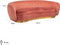 Richmond Bank Waylon Pink velvet + rib (Pink)