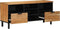 vidaXL - TV-meubel - 100x33,5x46 - cm - Massief - Acaciahout
