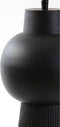 Light & Living Lampvoet Shaka - Zwart - Ø18cm - Modern - Woonkamer - Slaapkamer