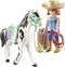 PLAYMOBIL Horses of Waterfall Ellie en Sawdust speelset - 71358