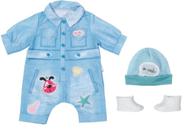 BABY born Deluxe Jeans Overall - Poppenkleding 43 cm