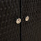 vidaXL - Opbergkast - Zwart - 100x36x102 - cm - Rattan
