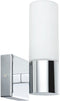Paulmann Gemini - LED-spiegellamp - IP44 E14 230V dimbaar - Chroom Satijn (2 stuks)