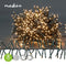 Nedis Kerstverlichting - Cluster - 768 LED's - Warm Wit - 5.60 m - Licht effecten: 7 - Binnen & Buiten - Netvoeding