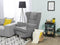 ABSON - Fauteuil - Grijs - Polyester