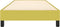 vidaXL - Bedframe - stof - groen - 80x200 - cm