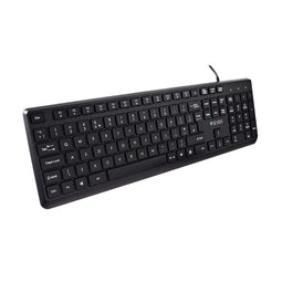 Toetsenbord V7 KU350UK Zwart QWERTY Qwerty UK