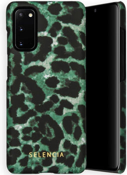 Selencia Hoesje Geschikt voor Samsung Galaxy S20 Hoesje - Selencia Maya Fashion Backcover - groen