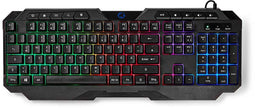 Nedis GKBD110BK - Gaming Toetsenbord - Membraan - Qwertz DE - LED Verlichting - Zwart