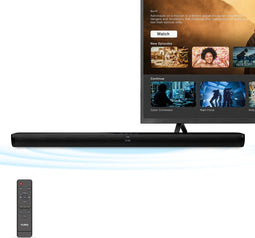 FlinQ Play - Soundbar - 2.1 Ingebouwde Subwoofer - 3D Surround Sound - Zwart