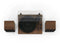 Crosley C62 - Platenspeler - Externe speakers - Walnoot