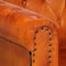 vidaXL Fauteuil Chesterfield-stijl echt leer tan