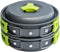 Travelhawk Camping kookgerei set - Aluminium - 8 delig - Ruimtebesparend - Lichtgewicht