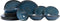 Cosy & Trendy Serviesset Aicha Blue 18-Delig - 6 persoons