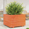 vidaXL - Plantenbak - 70x70x49,5 - cm - massief - grenenhout - wasbruin