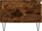vidaXL - Salontafel - 90x50x36,5 - cm - bewerkt - hout - gerookt - eikenkleurig