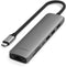 Satechi ST-P7SM - 7-in-1 USB-C Multiport Adapter - Gigabit Ethernet 4K HDMI 100W PD - Grijs