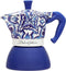 Bialetti 5356 handmatig koffiezetapparaat Moka Express 0,19 l Blauw, Wit